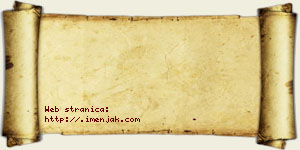 Jasmina Bojković vizit kartica